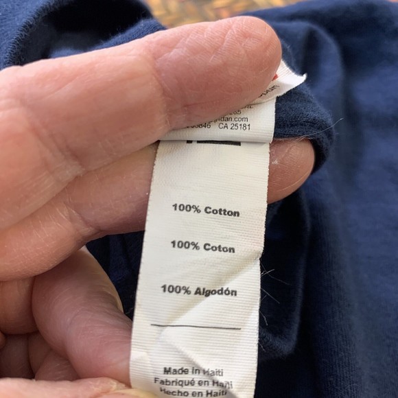 Anvil Ring Spun Cotton Mens Short Sleeve Crew Neck Graphic TShirt Sz L - Picture 5 of 5